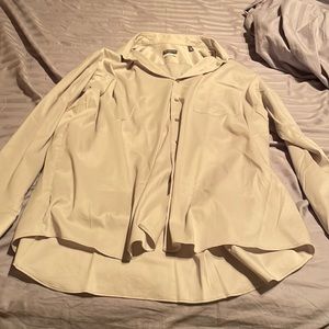 Men's Van Heusen Regular-Fit Spread-Collar Flex Lite Plus Dress Shirt. XL 34/35